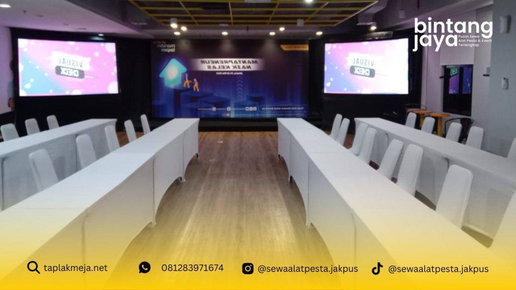 Grosir Taplak Meja Ketat Untuk Rapat Kantor Jakarta Pusat