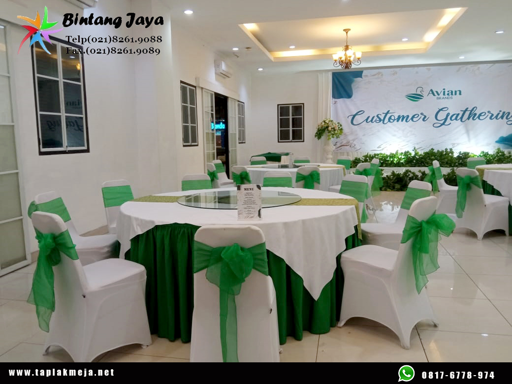 Pembuatan taplak meja hotel Jakarta Pusat pesan 0817-6778-974
