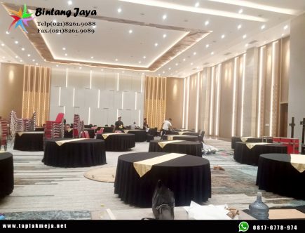 Konveksi taplak meja bulat mewah di karawaci Tangerang