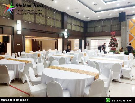 Perusahaan taplak meja bulat premium bintang 5 jakarta