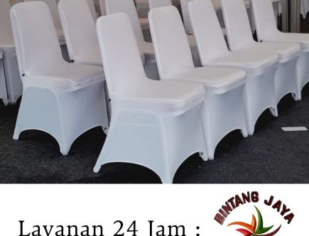 Produksi Sarung Kursi Futura Cover Putih Area Bekasi Cikarang
