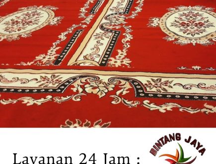 Jual Grosir Karpet Permadani Cover Merah Area Jakarta Pusat