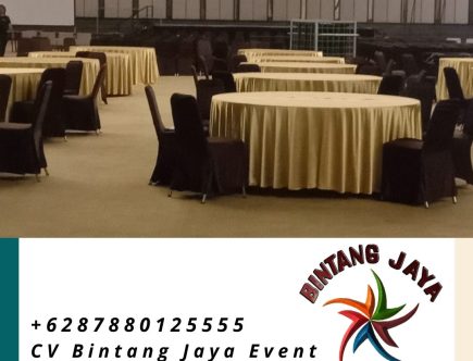 Jual Grosir Taplak Meja D160cm Cover Gold Area Jakarta Selatan