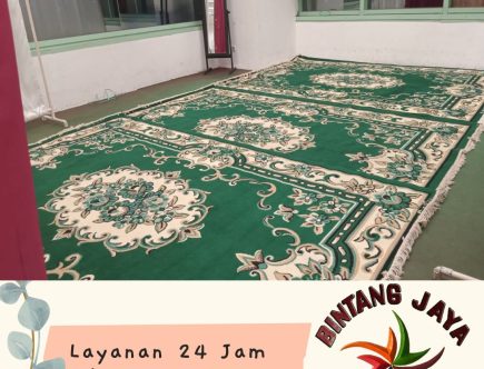 Grosir Jual Karpet Permadani Cover Hijau Area Karawang Barat Free Ongkir