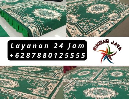 Konvekasi Jual Karpet Permadani Hijau Harga Hemat Area Bekasi Cikarang