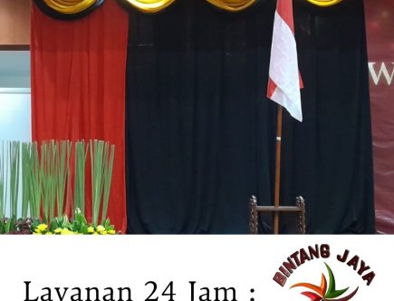 Produksi Jual Tirai Hitam Gold 7m Elegan Area Jakarta