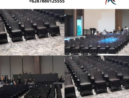 Produksi Sarung Kursi Futura Cover Hitam Mewah Area Tangerang