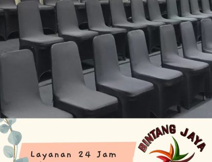 Sewa Sarung Kursi Futura Cover Stretch Hitam Area Tangerang Kota