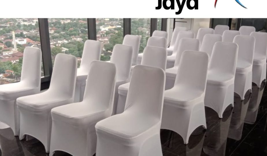 Konveksi Sarung Kursi Futura Cover Strech Putih Bersih Jakarta