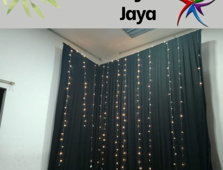 Produksi Tirai Dekorasi Lotto Cover Hitam Jakarta