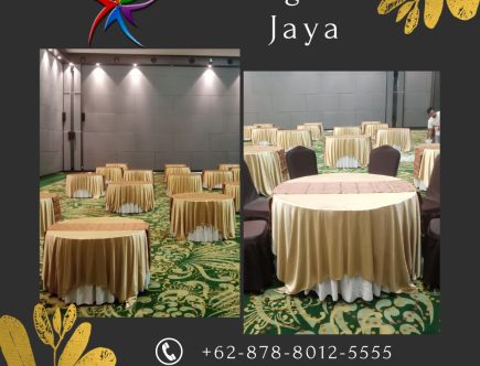 Sewa Meja Jumbo Bundar Diameter 220cm Jakarta