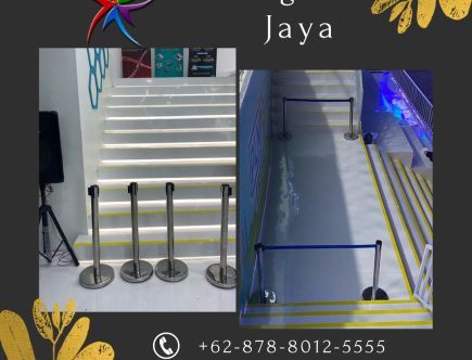 Sewa Tiang Pembatas Antrian Anti Karat Jakarta Pusat