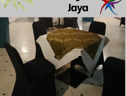 Produksi Sarung Kursi Futura Cover Hitam Street Jakarta
