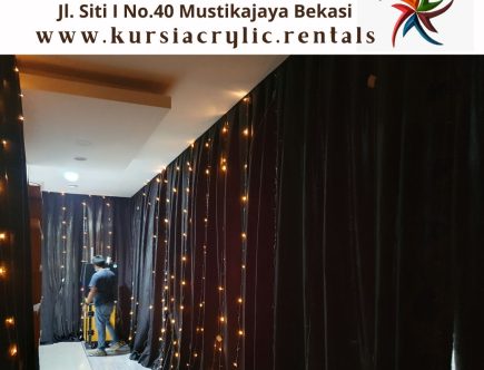 Jasa Produksi Pembuatan Tirai hitam Dan lampu Starlight