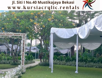 Jual Dekorasi Kain Plafon Dan Rumbai Cover Putih Jakarta