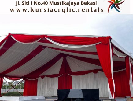 Produksi Kain Dekorasi Serut Naunsa Merah Putih Terbaru Jakarta