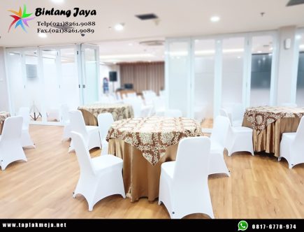Toko penjualan taplak meja bulat premium Bandung