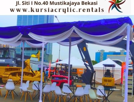 Jual Kain Dekorasi Serut Cover Biru Putih Murah Jakarta