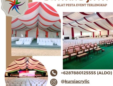 Jual Kain Plafon Tenda Pesta Model Gelombang Jakarta