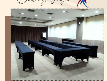 Produksi Taplak Meja IBM Cover Hitam Ketat Jakarta