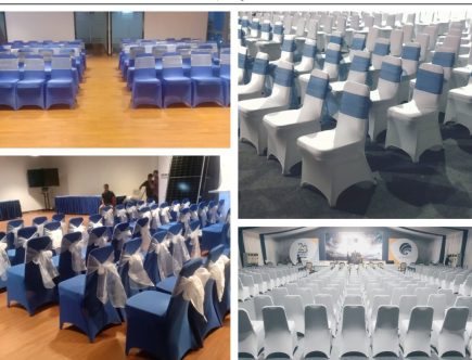 Konveksi Sarung Kursi Futura Cover Biru Dan Putih Berkualitas Jakarta