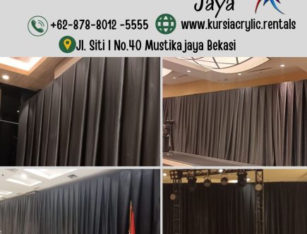Produksi Kain Tirai Dekorasi Juntai Cover Hitam Terbaru Jakarta