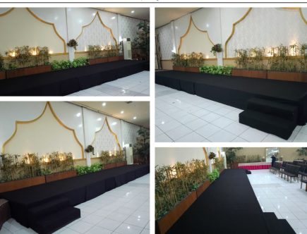 Tersedia Panggung Karpet Hitam Ballroom Restauran Jakarta Selatan