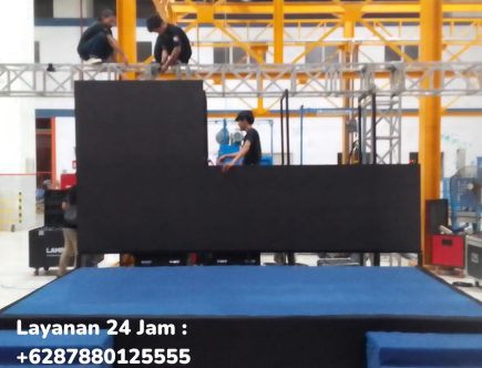 Produksi Karpet Biru Panggung Set anak tangga kiri kanan Area Bandung