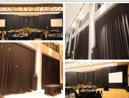 Tersedia Kain Tirai Filamin Cover Hitam Mewah Area Tangerang