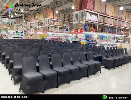 Jual Sarung kursi Ketat Hitam Promo ramadhan Gudang Bekasi