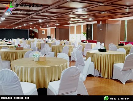 Toko Taplak Meja Model Bulat Dinner Pesta di Jakarta