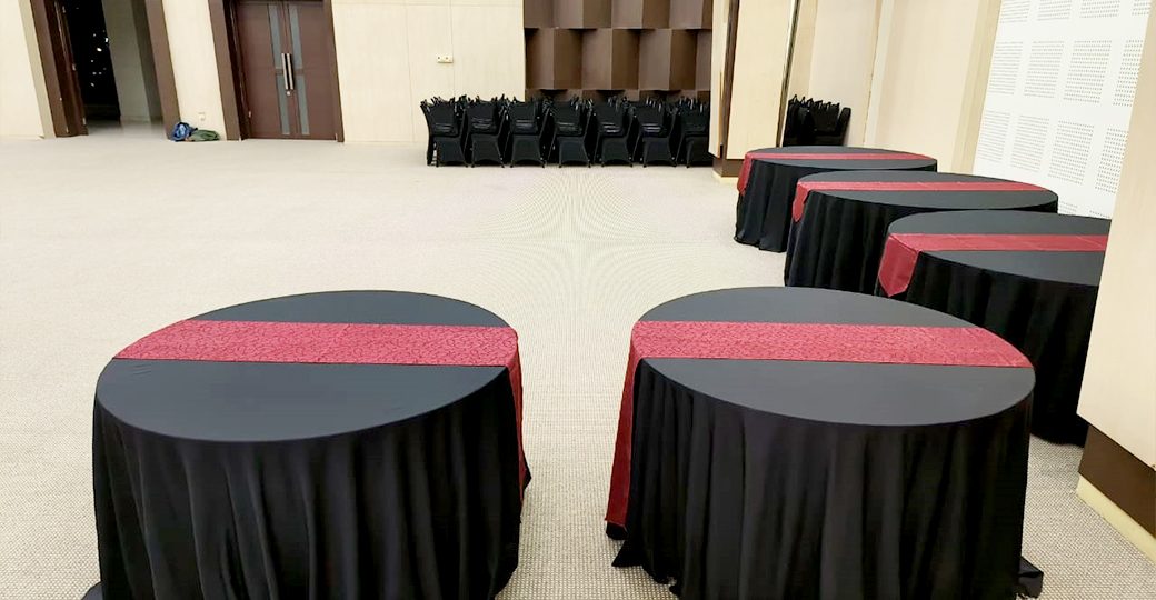 Toko Taplak Meja Bulat Aneka Warna dan Model di Semarang