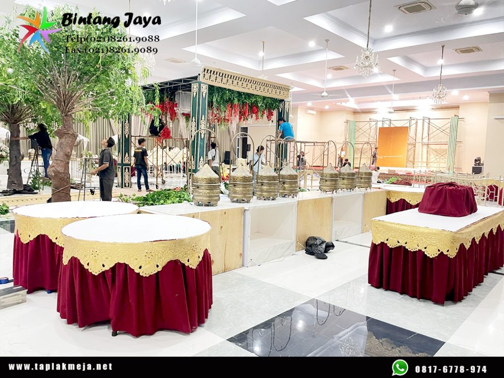 Toko Taplak Meja Bulat Aneka Warna dan Model di Semarang