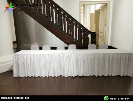 Grosir taplak meja kotak aneka jenis kualitas hotel Jakarta