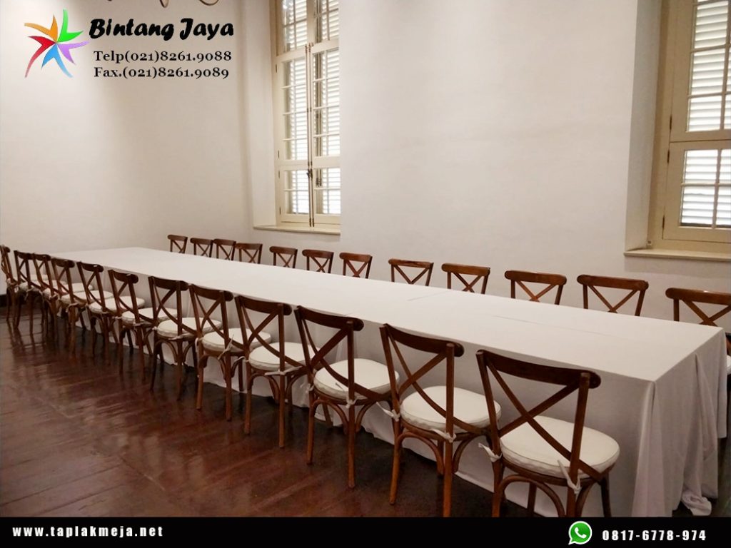 Grosir taplak meja kotak aneka jenis kualitas hotel Jakarta