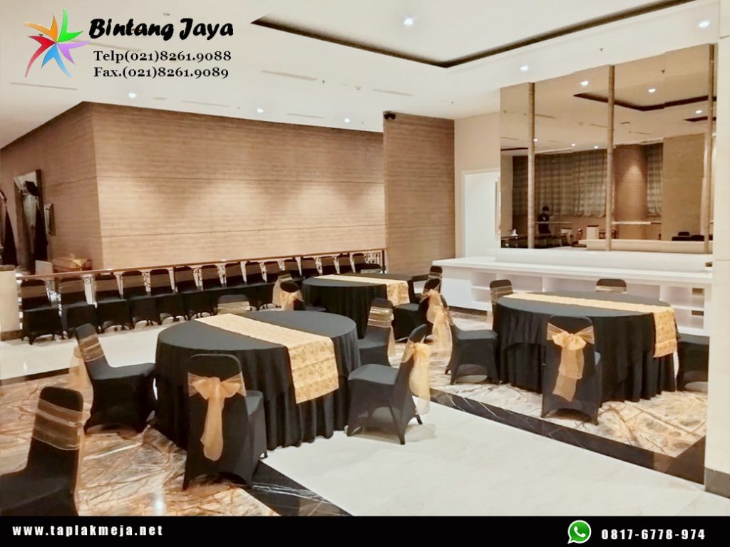 Pasar taplak meja hitam include runner termurah Di Jakarta