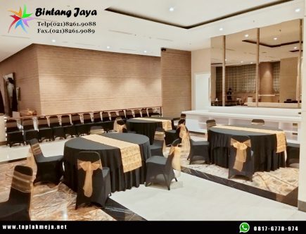 Pasar taplak meja hitam include runner termurah Di Jakarta
