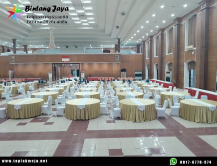 Jual Taplak Meja Bulat Gold Premium