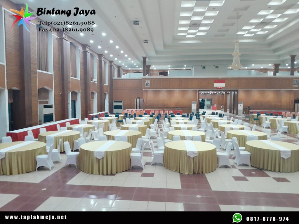 Jual Taplak Meja Bulat Gold Premium