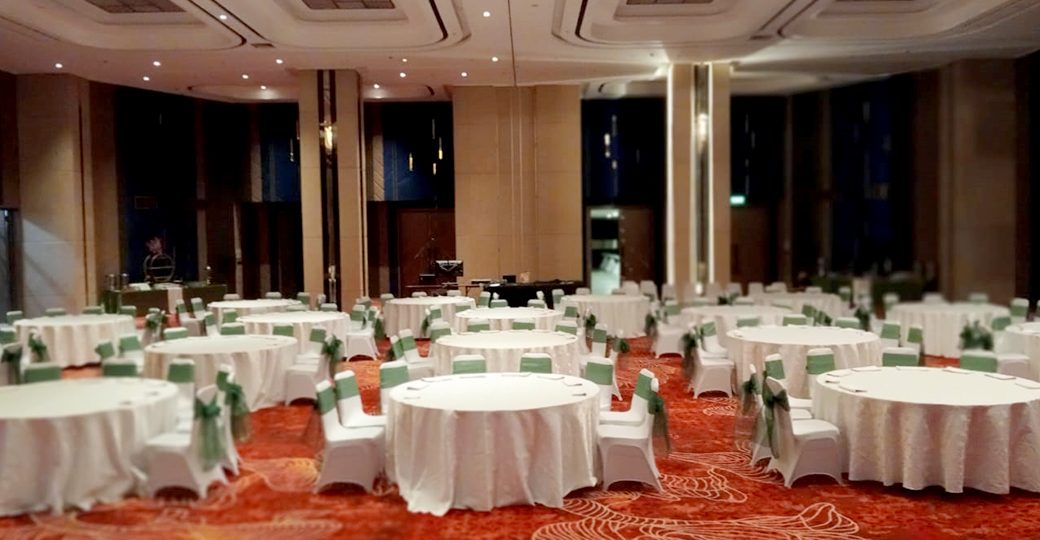 Gudang taplak meja bahan premium di Cikarang Bekasi