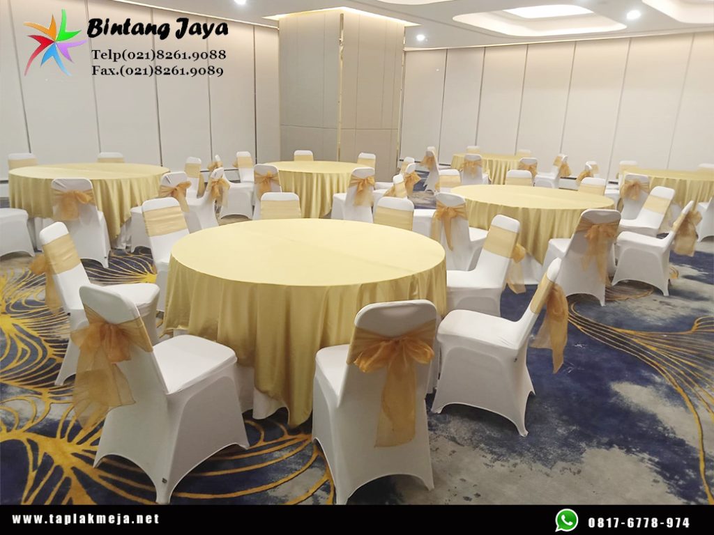 Jual Taplak Meja Bulat Hotel dan Resto di Jakarta