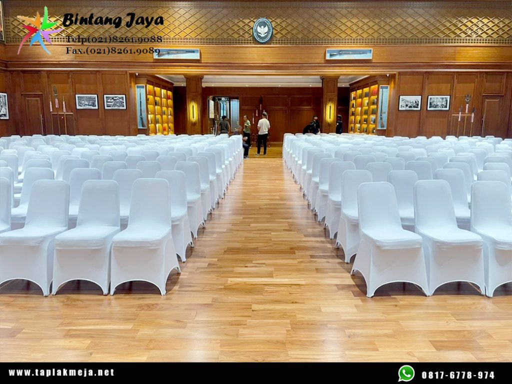 Konveksi sarung kursi ketat Stretch Putih Bandung
