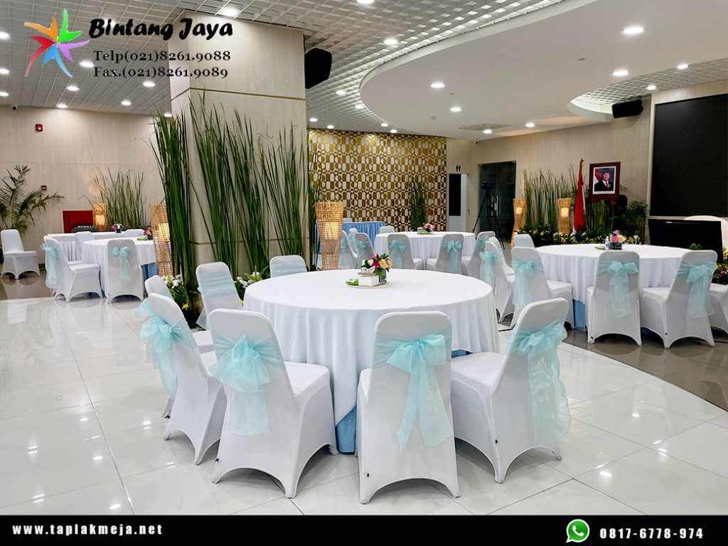 Jual Taplak Meja Bulat Jenis Skerting Biru di Bekasi dan sekitarnya