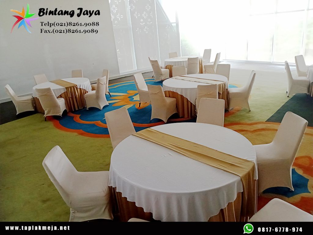 Pasar taplak meja jenis Bulat murah Di Jakarta Utara