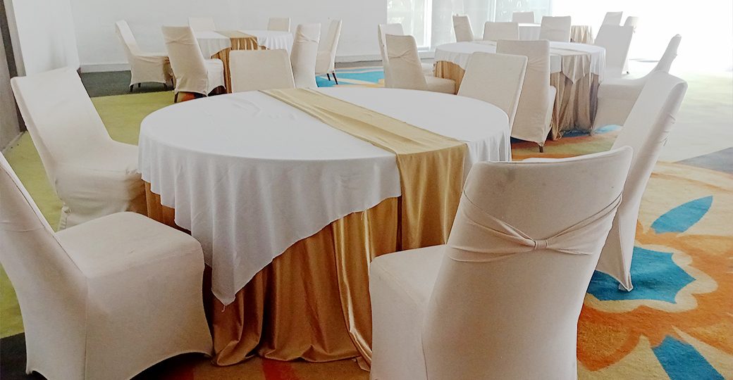 Pasar taplak meja jenis Bulat murah Di Jakarta Utara