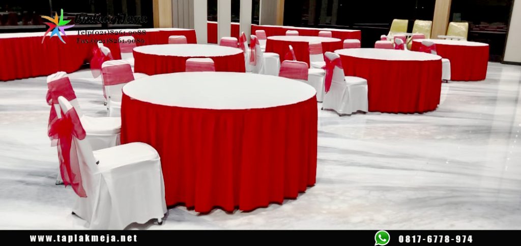 Toko Taplak Meja Bulat Ready Toping Runner di Jakarta Barat