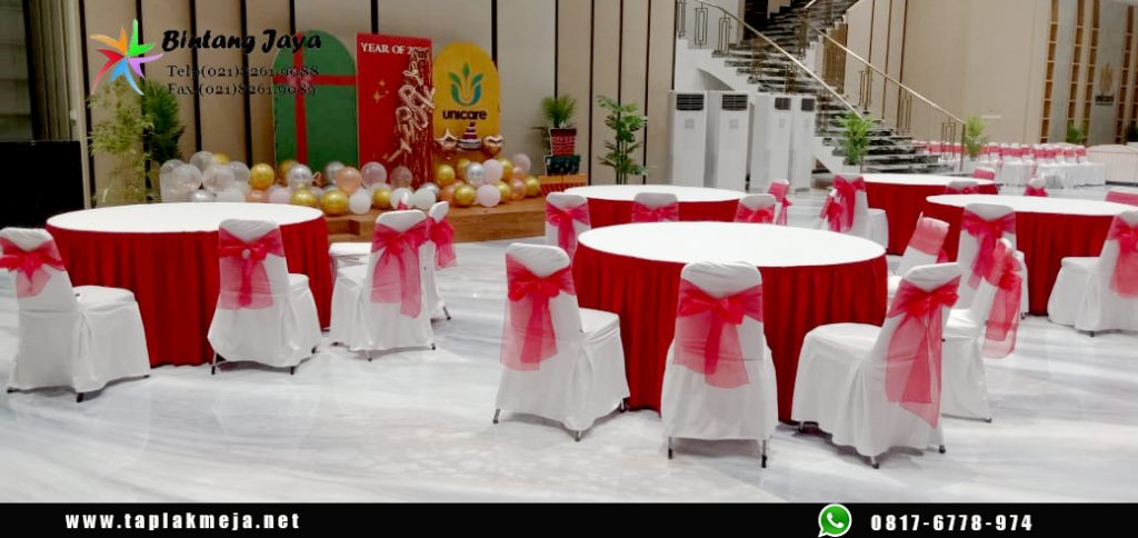 Toko Taplak Meja Bulat Ready Toping Runner di Jakarta Barat