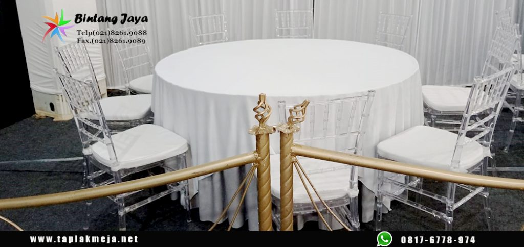 Grosir Taplak Meja Bulat Skerting Toping Di Jakarta