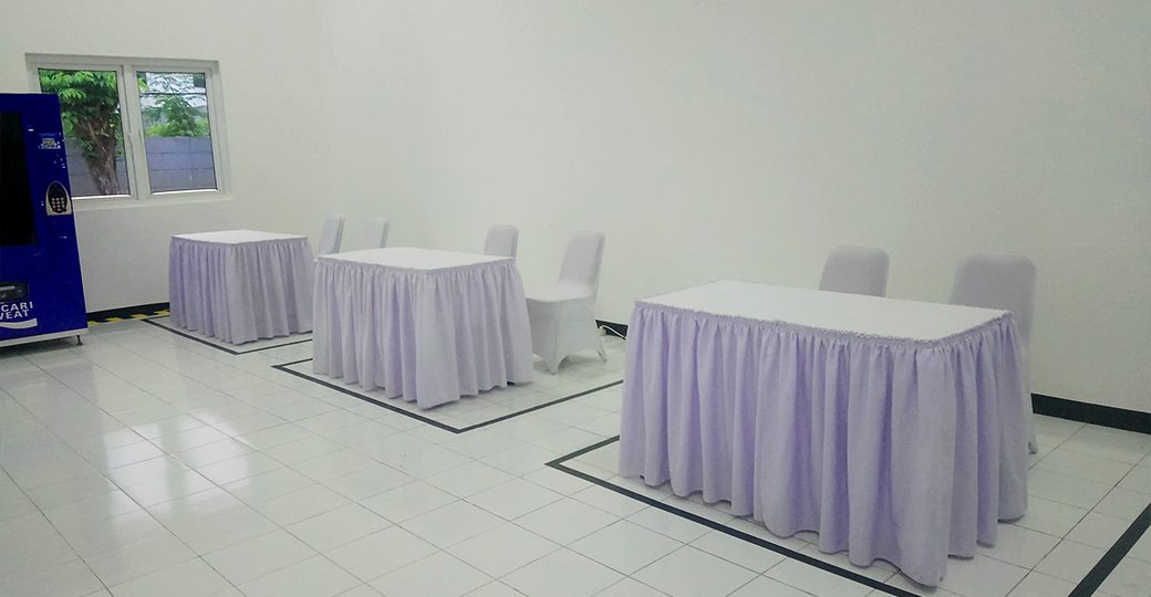 Pembuatan Taplak Meja Kotak Putih Jakarta Barat