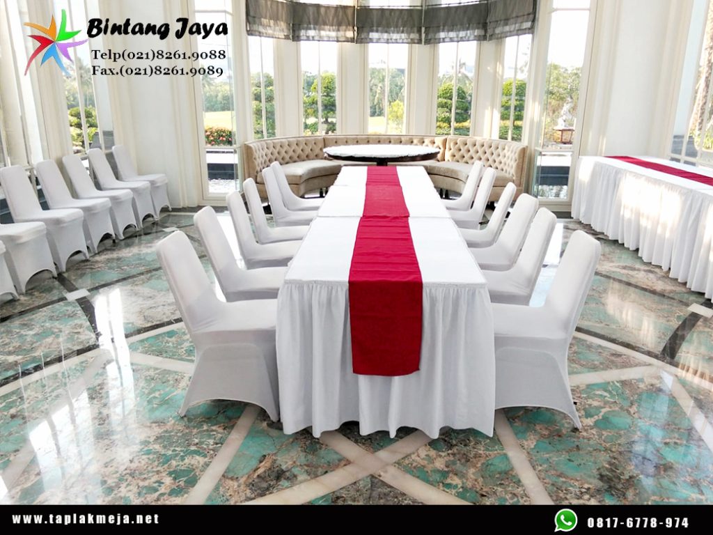 Gudang produksi pembuatan taplak meja di Senen Jakarta